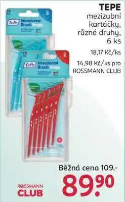 Rossmann TePe mezizubní kartáčky nabídka