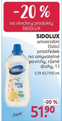 Rossmann Sidolux nabídka