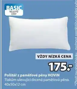 JYSK Polštář z paměťové pěny HOVIN nabídka
