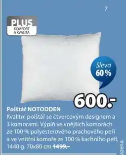 JYSK POLŠTÁŘ NOTODDEN nabídka
