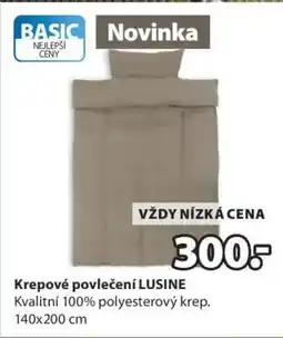 JYSK Krepové povlečení LUSINE nabídka