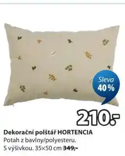 JYSK Dekorační polštář HORTENCIA nabídka