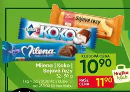 Hruška Milena | Koko | Sojové řezy nabídka