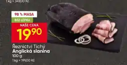 Hruška Řeznictví Tichý Anglická slanina nabídka