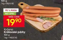 Hruška Krásno Královské párky nabídka