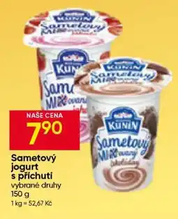 Hruška Sametový jogurt s příchutí nabídka