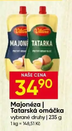 Hruška Majonéza, Tatarská omáčka nabídka