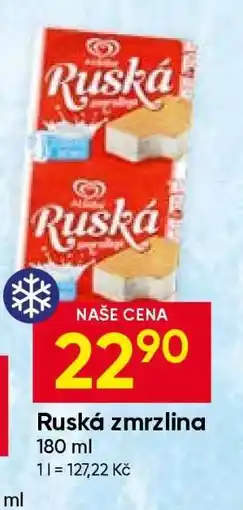 Hruška Ruská zmrzlina nabídka