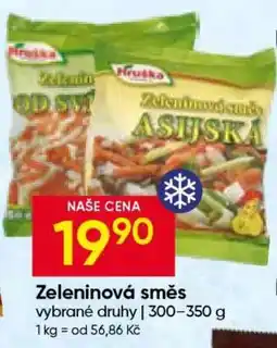 Hruška Zeleninová směs nabídka