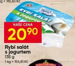 Hruška Rybí salát s jogurtem nabídka