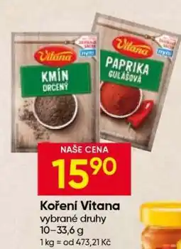 Hruška KOŘENÍ VITANA nabídka
