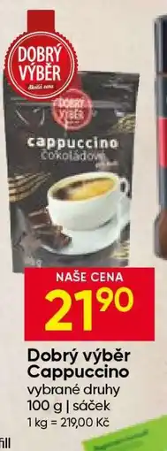 Hruška Dobrý výběr Cappuccino nabídka