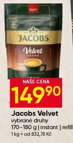 Hruška Jacobs Velvet nabídka