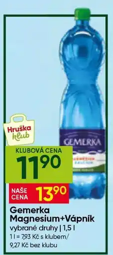 Hruška Gemerka Magnesium+ Vápník nabídka