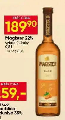 Hruška Magister 22% nabídka
