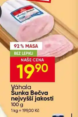 Hruška ŠUNKA BEČVA NEJVYŠŠÍ JAKOSTI nabídka