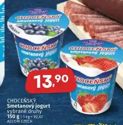 Coop Choceňský smetanový jogurt nabídka