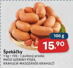Coop ŠPEKÁČKY nabídka
