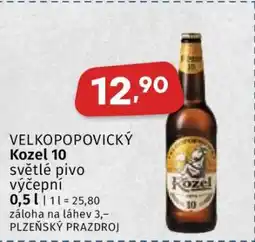 Coop Velkopopovický Kozel 10 nabídka