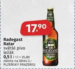 Coop Radegast Ratar nabídka