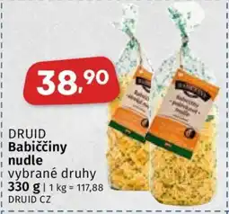 Coop DRUID Babiččiny nudle nabídka