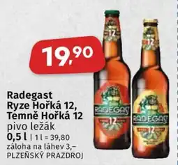 Coop RADEGAST RYZE HOŘKÁ 12. TEMNĚ HOŘKÁ 12 nabídka