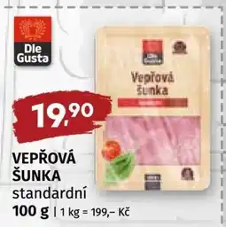 Coop Vepřová šunka nabídka