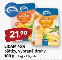 Coop Eidam 45% nabídka
