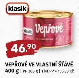 Coop Klasik nabídka