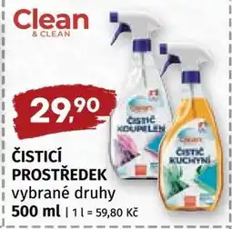 Coop CLEAN & CLEAN nabídka