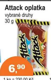 COOP DISKONT Attack oplatka nabídka