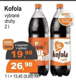 COOP DISKONT Kofola nabídka
