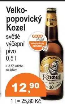 COOP DISKONT Velkopopovický Kozel nabídka
