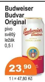 COOP DISKONT Budweiser Budvar original nabídka
