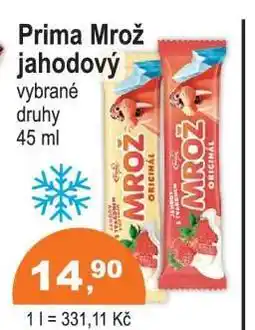 COOP DISKONT PRIMA MROŽ JAHODOVÝ nabídka