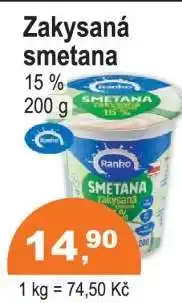 COOP DISKONT Zakysaná smetana nabídka