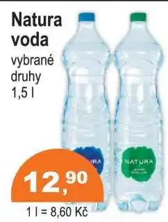 COOP DISKONT Natura voda nabídka
