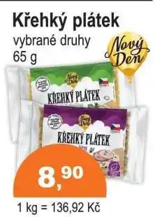 COOP DISKONT KŘEHKÝ PLÁTEK nabídka