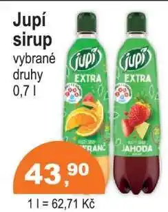 COOP DISKONT Jupí sirup nabídka