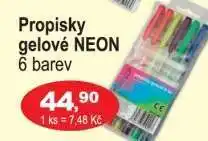 COOP DISKONT Propisky gelové Neon nabídka