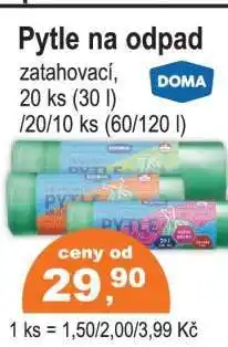 COOP DISKONT Pytle na odpad nabídka