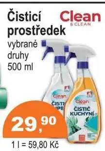 COOP DISKONT CLEAN & CLEAN nabídka