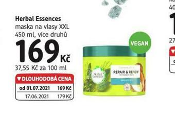 dm drogerie Herbal essences maska na vlasy xxl nabídka