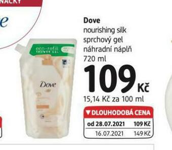 dm drogerie Dove sprchový gel nabídka