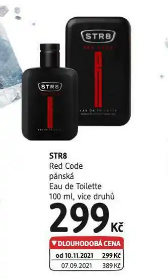 dm drogerie Str8 red code nabídka