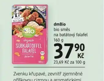 dm drogerie Dmbio bio směs na batátový falafel nabídka