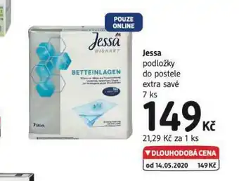 dm drogerie Jessa podložky do postele extra savé nabídka