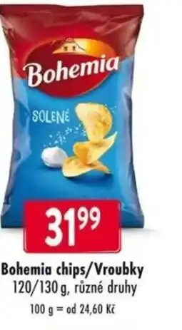 Qanto Bohemia chips/Vroubky nabídka