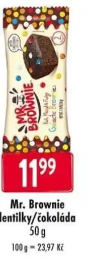 Qanto Mr. Brownie lentilky/čokoláda nabídka