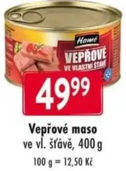 Qanto Hame Vepřové maso nabídka